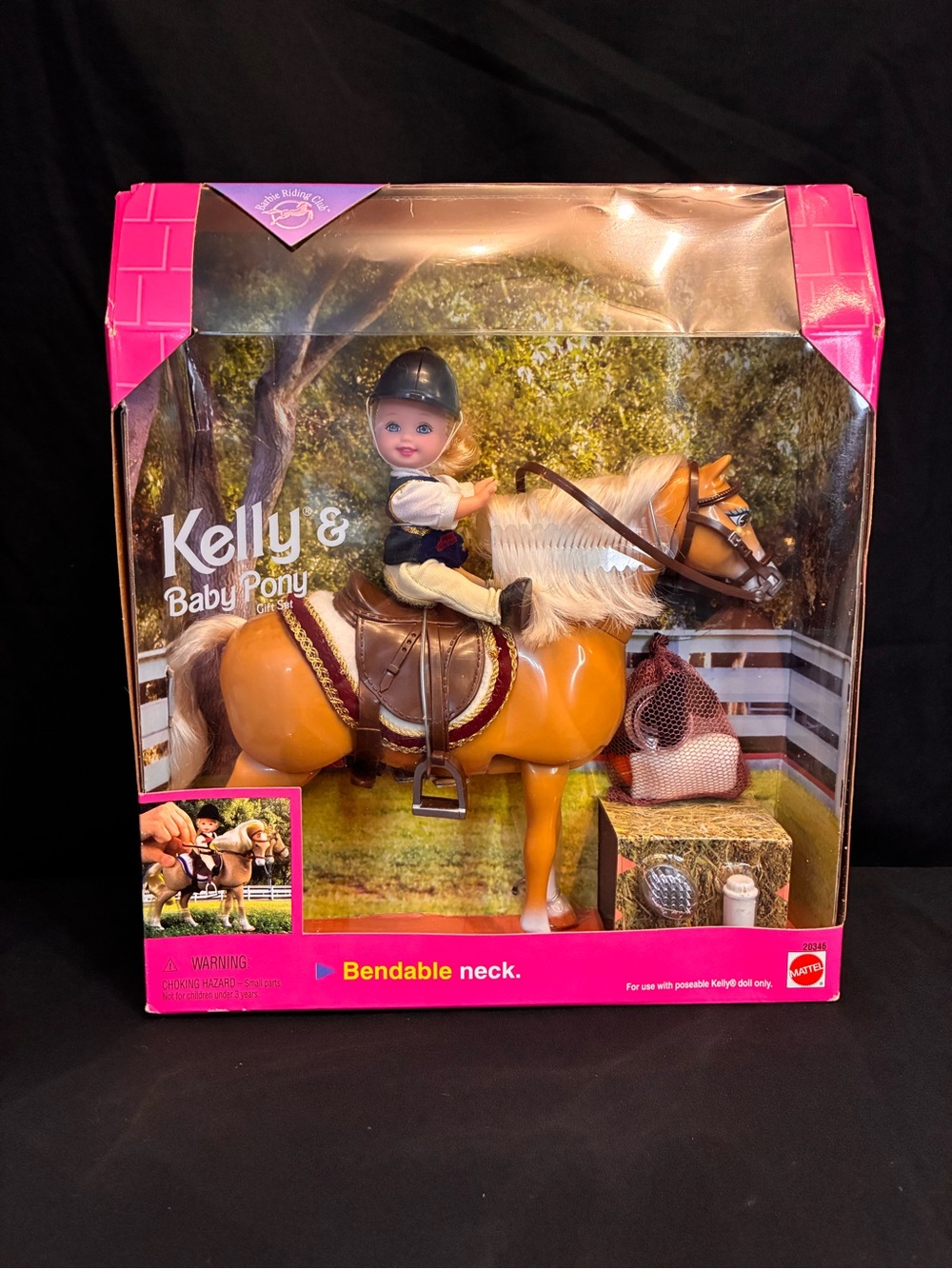 1998 Barbie Riding Club Kelly & Baby Pony Gift Set | NRFB